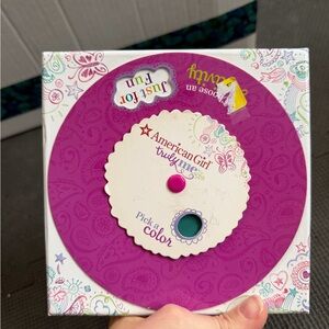 American Girl Playset with Pink and Green Accents